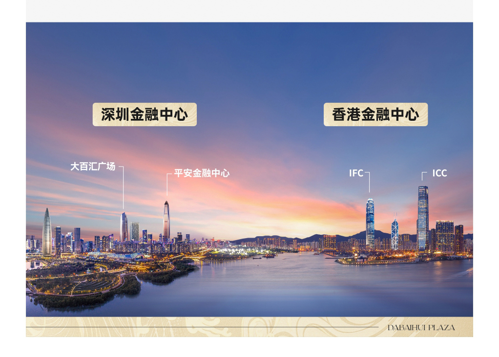 深港金融中心:唯一可售地标资产 香港中环IFC、ICC与深圳福田平安、大百汇广场【私募证券大厦】 共同鼎立亚洲最强金融中心格局:大百汇广场作为湾区首栋政府授牌【私募证券大厦】 深港金融中心唯一可售地标资产:百汇世界的财富:执掌资本脉动的时代封面