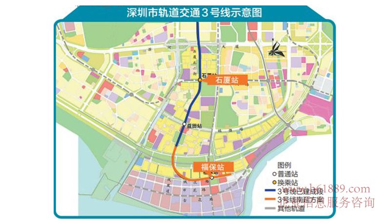 深圳福田区地铁线路图图片